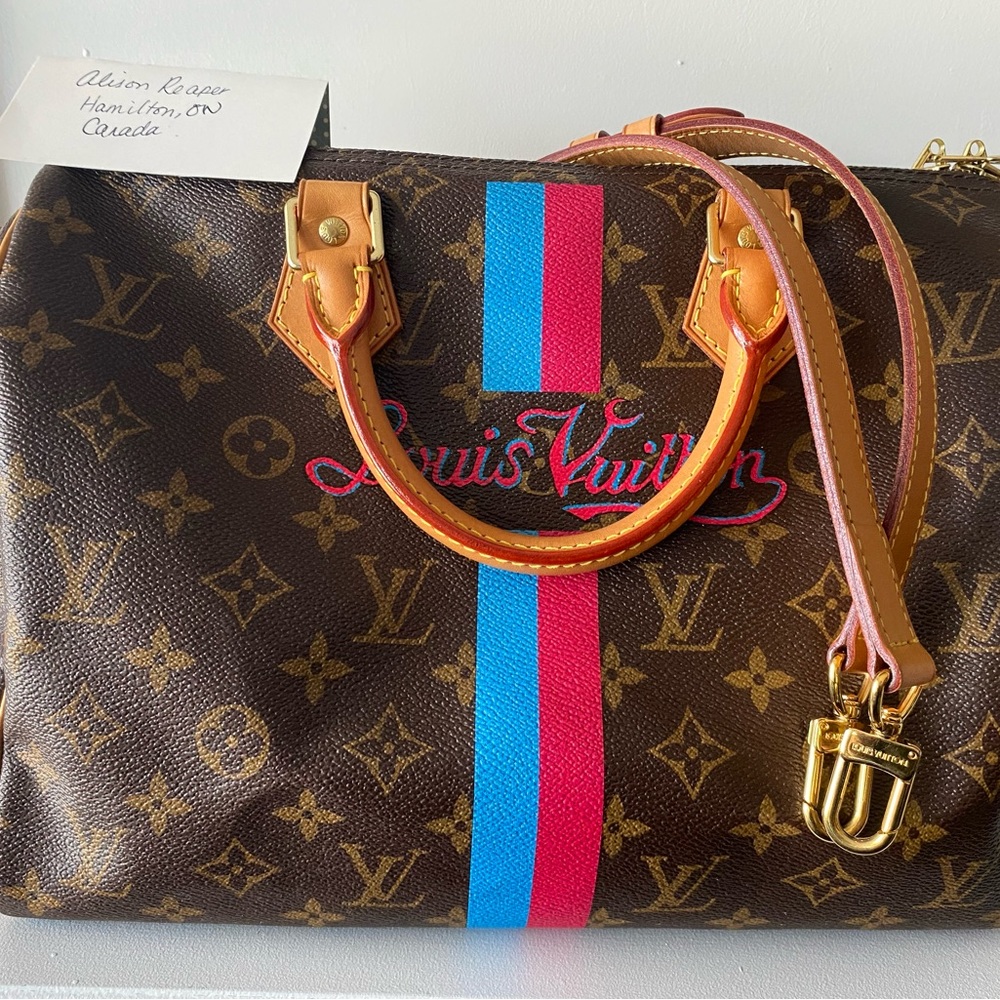 Louis Vuitton Mon Monogram Speedy 30 Bandolier